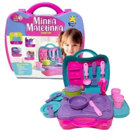 Minha maletinha de brinquedo para menina doutora acessorios - DIVERTOYS -  Babu Brinquedos