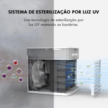 Imagem de Mini Ar Condicionado Gelado Ultra Purifica Humidifica Casa