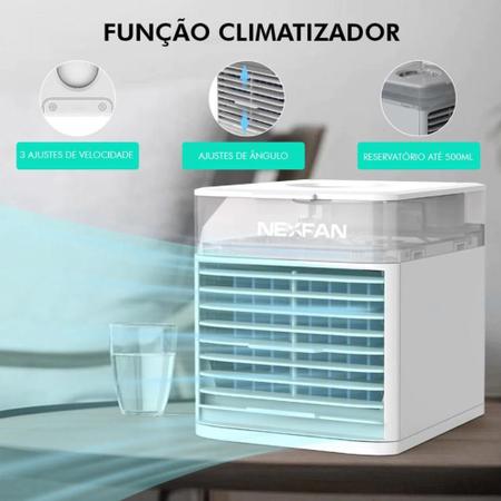 Imagem de Mini Ar Condicionado Gelado Ultra Purifica Humidifica Casa