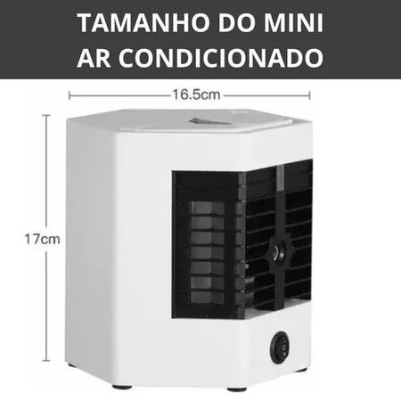 Mini Ar Condicionado Mobile Comfort Bliss: Climatizador Umidificador  Portátil USB - Melhor Preço - Ar Condicionado Portátil - Magazine Luiza