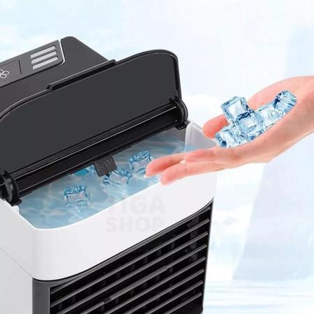 Imagem de Mini Ar Condicionado Portátil Arctic Com Luz de Led Air Cooler Umidificador Climatizador