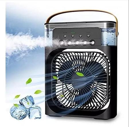 Imagem de Mini Ar Condicionador Refrigerador De Ar Ventilador Umidificador Climatizador de Ambiente Para Sala Quarto Escritório Portatil