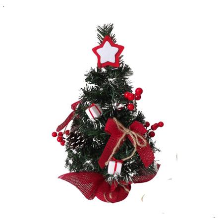 Mini Árvore De Natal Decorada 30cm - Bom Preço Magazine