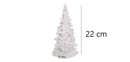Imagem de Mini Árvore De Natal Led Enfeite Lembrança Acrílico 22cm