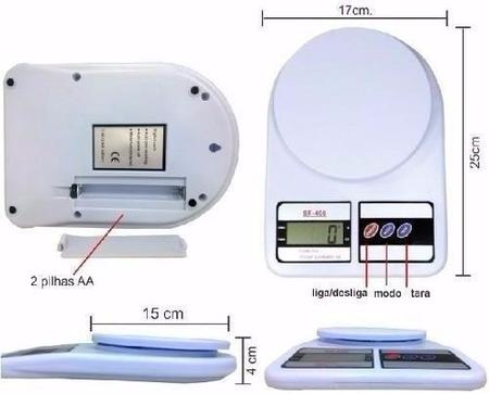 Imagem de Mini Balança Digital De Precisão 1g A 10kg Cozinha Sf-400