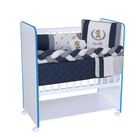 Imagem de Mini Berço Bed Side New Baby Com Colchão e Grade Móvel - DROST