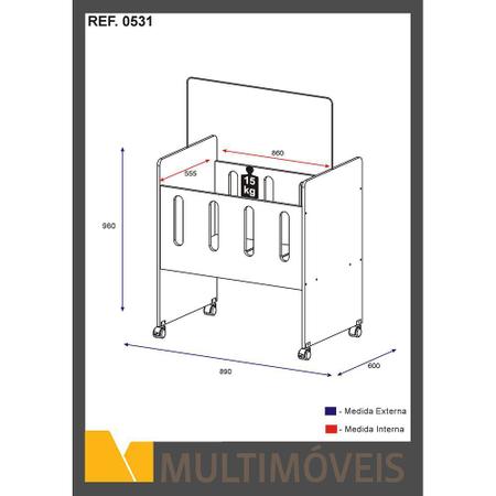 Imagem de Mini Berço Moisés Branco com Grade Inteiriça Usinada e Colchão - Multimóveis