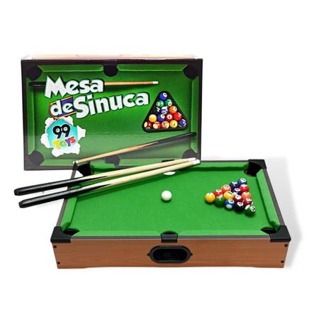 Mini Mesa De Bilhar Sinuca infantil com taco bilhar Snooker Portátil Jogo  Brinquedo, Magalu Empresas