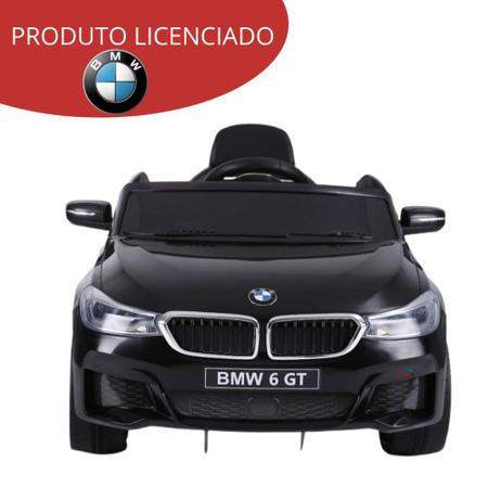 Carro Elétrico Infantil BMW 6 GT Preto 12v - Importway (BW178)