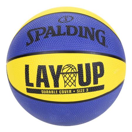Imagem de Mini Bola Basquete Infantil NBA Spalding Lay Up Tam. 3