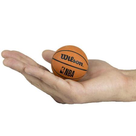 Mini Bola Basquete NBA Dribbler Wilson Marrom Anti-Stress - Bola de Basquete  - Magazine Luiza