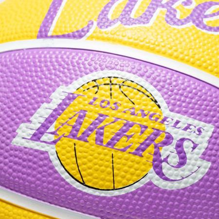 Imagem de Mini Bola De Basquete NBA Retro Team Lakers WTB3200XBLAL - Wilson
