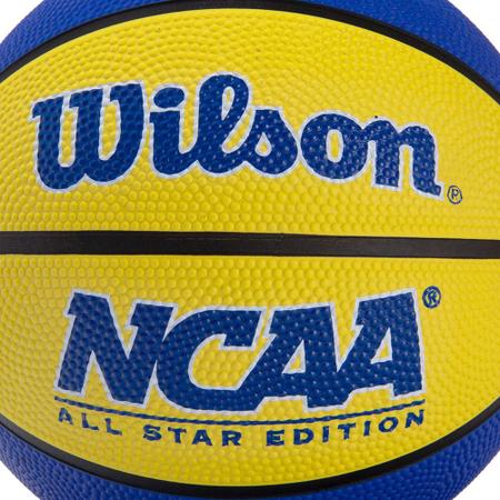 Mini Bola de Basquete Wilson NCAA - Azul e amarelo Baby - Claus Sports -  Loja de Material Esportivo - Tênis, Chuteiras e Acessórios Esportivos