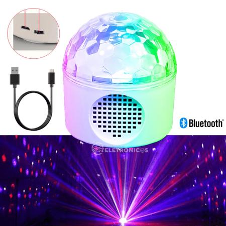 Namolit Mini luz de discoteca cores luz de palco lâmpada de bola