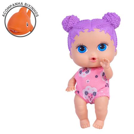 Mini Boneca Baby Collection Verão Praia c/ Bixinhos Marinhos - Super Toys Imagem de Mini Boneca Baby Collection Verão Praia c/ Bixinhos Marinhos