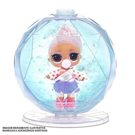 Imagem de Mini Boneca Lol Surprise! Glitter Globe Winter Disco 8 Surpresas Candide 8937