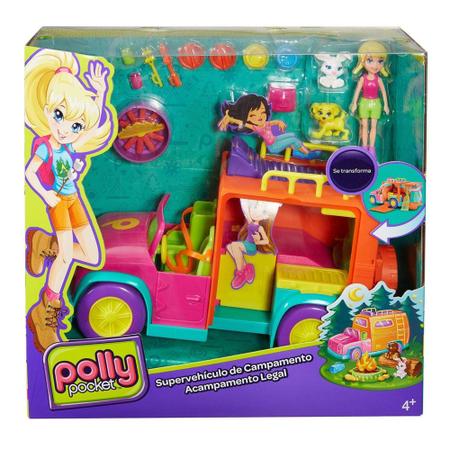 Polly Pocket Carro de Acampar - Mattel