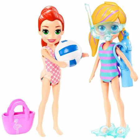 Polly Pocket GGJ48 Estilos Mattel Mini Boneca Pequena Troca Roupa