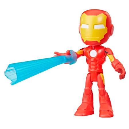 Mini Boneco - 10 cm - Spidey and His Amazing Friends - Iron Man - Hasbro