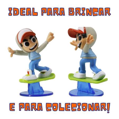 Colecao 04 Bonecos Miniaturas Personagem Jake do Jogo Subway