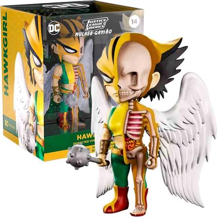 Imagem de Mini Boneco Mulher Gavião Hawkgirl DC Liga da Justiça - XXRAY