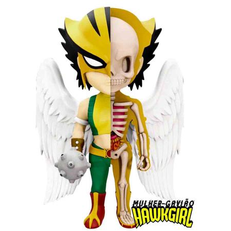 Imagem de Mini Boneco Mulher Gavião Hawkgirl DC Liga da Justiça - XXRAY