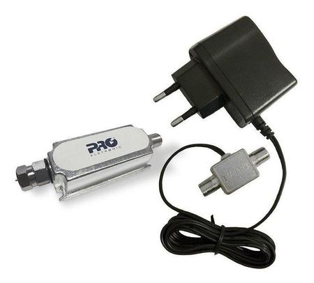 Imagem de Mini Booster Proeletronic Pqbt-4000lte Filtro 4g Amplificado 40db Lte Para Antena Digital Ou Uhf 