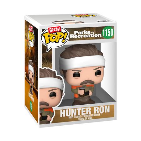 Mini brinquedos colecionáveis, pacote com 4, Funko Bitty Pop! Parques e recreação Imagem de Mini brinquedos colecionáveis, pacote com 4, Funko Bitty Pop! Parques e recreação