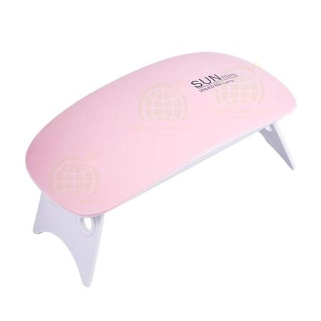 Imagem de Mini Cabine Sun Led Uv Forno Secador Para Rápido De Esmalte Unha Portátil Nail Lamp Bivolt 6W