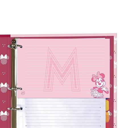 Imagem de Mini Caderno Argolado Com Fichas Minnie Dac