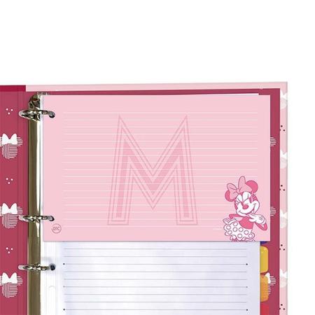 Mini Caderno Argolado Com Fichas Minnie Dac Imagem de Mini Caderno Argolado Com Fichas Minnie Dac