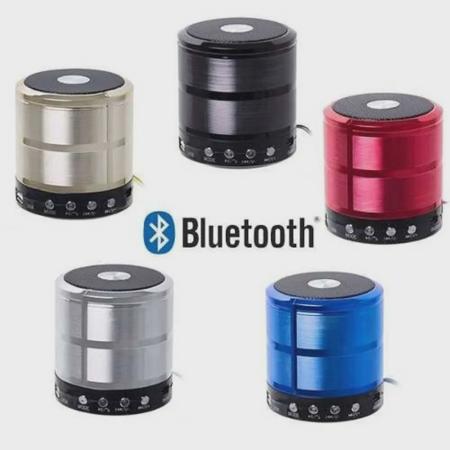 Imagem de Mini Caixa Caixinha Som Portátil Bluetooth Mp3 Fm Sd Usb 887 Cores