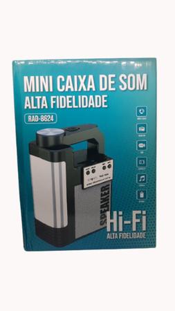 Imagem de Mini Caixa De Som Inova Alta Fidelidade Hi-Fi Rad-8624