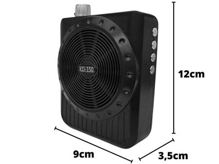 Imagem de Mini Caixa De Som Usb Para Pc Notebook Computador Celular Kit Microfone Professor Radio Megafone Amplificador Voz