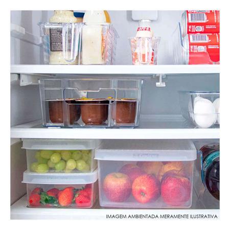 Imagem de Mini Caixa Organizadora para Frutas Verduras Legumes Saladas Transparente
