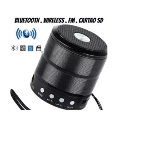 Imagem de Mini Caixinha Som 887 Bluetooth Portátil Usb Mp3 P2 Sd Rádio Fm