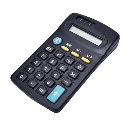 Imagem de Mini Calculadora Eletrônica De Bolso Portátil Para Escritório Faculdade Escola MJ402