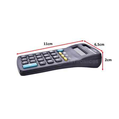 Imagem de Mini Calculadora Eletrônica De Bolso Portátil Para Escritório Faculdade Escola MJ402