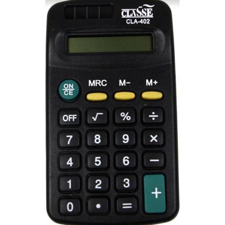 Imagem de Mini calculadora prático modelo portátil de bolso papelaria