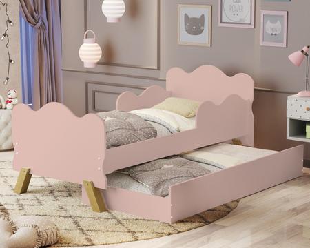 Imagem de Mini Cama Angel Nuvem Com Auxiliar + 02 Colchões