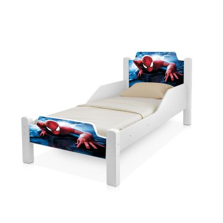 Mini Cama C/ Proteção Lateral Infantil Homem Aranha - PB Imagem de Mini Cama C/ Proteção Lateral Infantil Homem Aranha