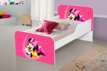 Mini Cama Criança Adesivada Protecao Menina M Rosa 2 - Dullar Imagem de Mini Cama Criança Adesivada Protecao Menina M Rosa 2