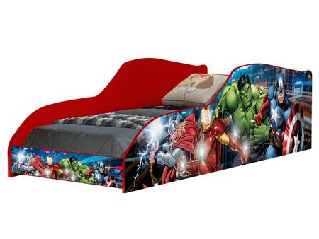 Imagem de Mini Cama Infantil com Colchão Vingadores