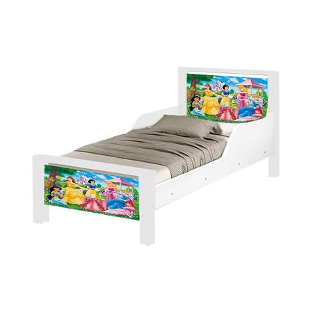 Imagem de Mini Cama Infantil Princess Adesivada com Colchão