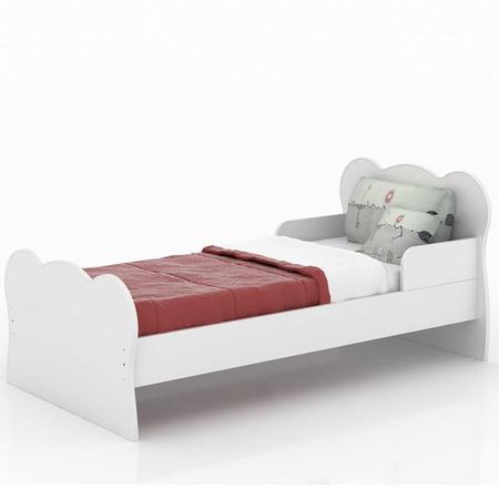 Imagem de Mini cama Infantil Quarto Solteiro MC 070 Branca 