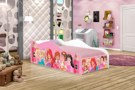 Imagem de Mini Cama Like Turma das Princesas Infantil Com Colchão