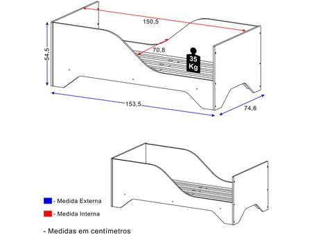 Imagem de Mini Cama Multimóveis 150x70cm Soninho