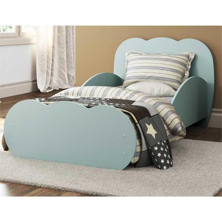 Mini Cama Multimóveis Nuvem 100% MDF para colchão 150cmx70cm Azul REF.2667.158 Imagem de Mini Cama Multimóveis Nuvem 100% MDF para colchão 150cmx70cm Azul REF.2667.158