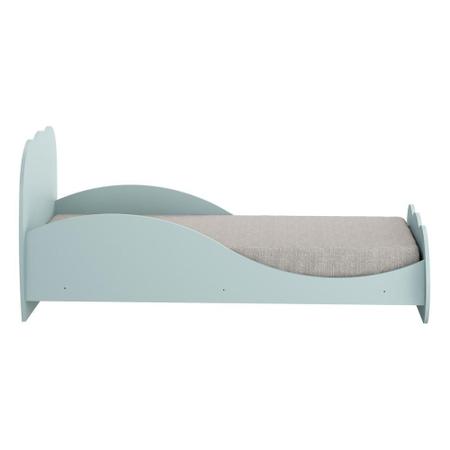 Imagem de Mini Cama Multimóveis Nuvem 100% MDF para colchão 150cmx70cm Azul REF.2667.158