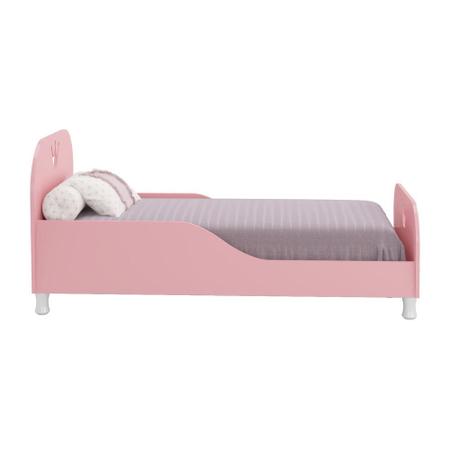 Mini Cama Multimóveis Rei Rainha 100% MDF para colchão 150cmx70cm Rosa REF.2321.157 Imagem de Mini Cama Multimóveis Rei Rainha 100% MDF para colchão 150cmx70cm Rosa REF.2321.157